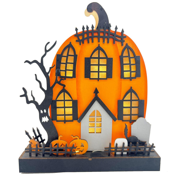 1 stk Halloween-dekorasjon Gresskarlykt, Layout-rekvisitter, Vert Festival-rekvisita Liten nattlykt, Festutstyrsrekvisita