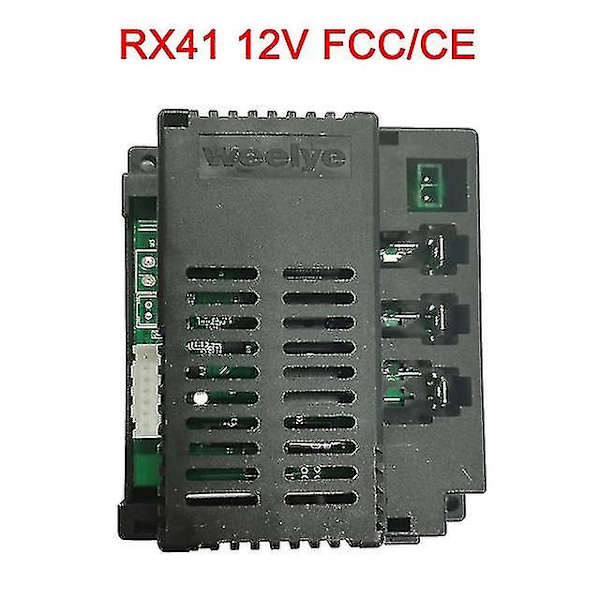 Elektrisk lekebil for barn med Bluetooth-fjernkontroll, kontroller med myk start-funksjon 2.4g Bluetooth-sender [xc] RX41 FCC