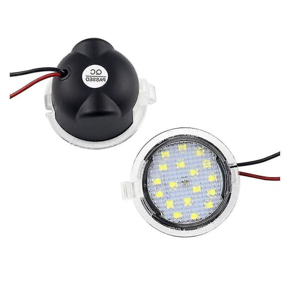 2 st 18 LED-lampor under spegel PuddLe-ljus för Ford Mondeo S-Max Edge ExpLorer F-150