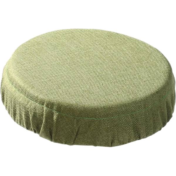 Taitettava jakkarapehmuste Tuolin Pehmuste Teleskooppijakkara Pehmuste Sisä- ja Ulkokäyttöön Stadionjakkaran Peitteet Pyöreä Retkeilyyn Makuuhuoneeseen Green Imitate linen