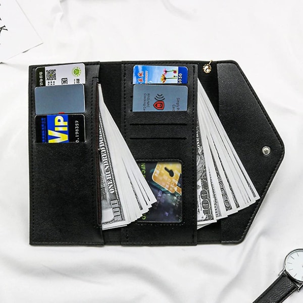 Dame Wallets, Kortholdere & Pengeposer Damepung Med Flere Kortpladser, Slank Foldning