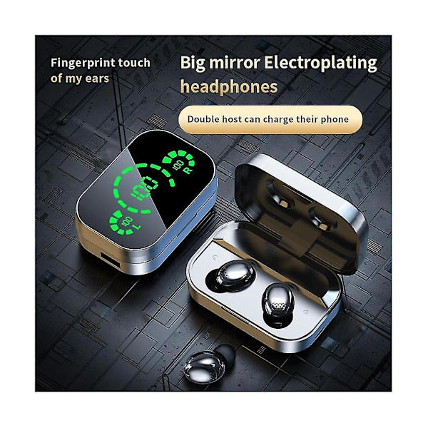 Yd04 Langattomat Bluetooth-kuulokkeet Led-digitaalinäyttö Kuulokkeet Korvan sisäinen Bluetooth 5.3 Kuulokkeet Urheilu