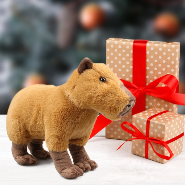Realistisk Capybara Kosedyr Capybara Vektet Leke Simulering Myk Krypende Capybara Kosedyr