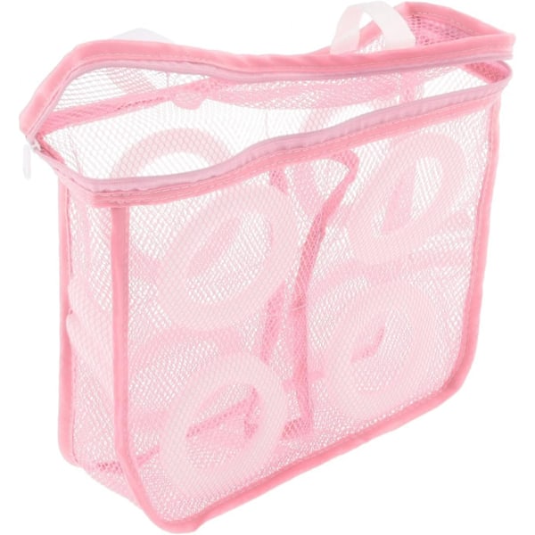 2-pack skotvätt tvättpåsar skopåsar för tvättmaskin dragkedja skotvättpåsar multifunktion, rosa
