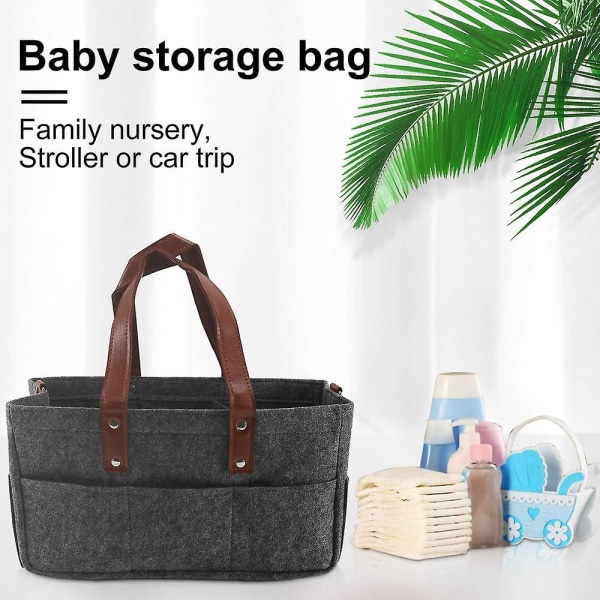 Baby Caddy Organizer Hållare Duschkorg Barnkammare Förvaringskärl Bilförvaring Korg Wipes Leksaker