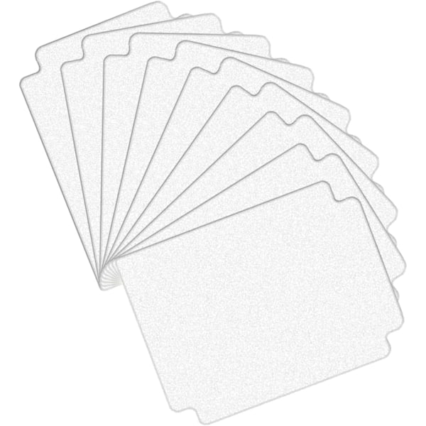 10 kpl korttijakajaa vakiokokoisille korteille, korttilajittelusivut, pelikorttierotin pelikorteille white