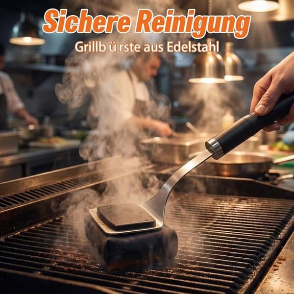 Børstefri grillrensebørste - Ideel til dampgrillning