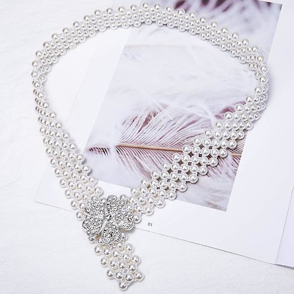 Dam bälte med strass, bröllopsfest, klubb, 100 cm