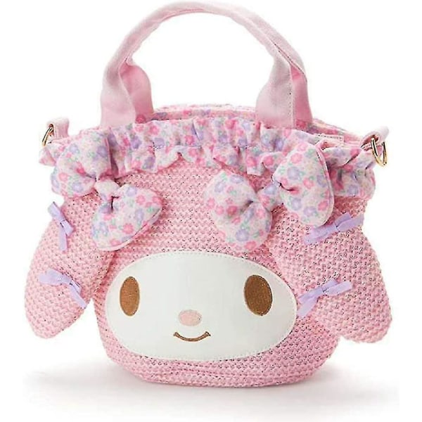 My Melody Bag Resor/strand/jobb/daglig Messenger Bag Anime Cosplay Shoulder Handväska För barn Flickor Fans (a)