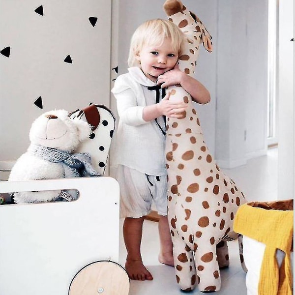 Plysj Giraff Gigant Stor Myk Dukke Barn Gave Utstoppet Dyr 40cm