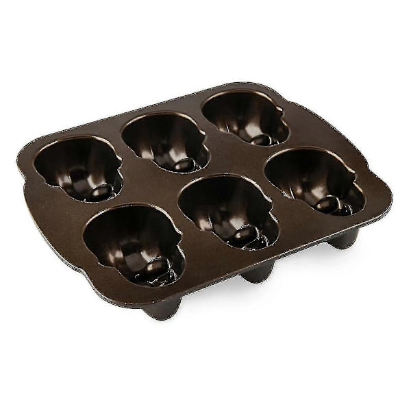 Ware Halloween -leivontavälineet, Haunted Skull Cakelet -vuoka, pronssi-yujia