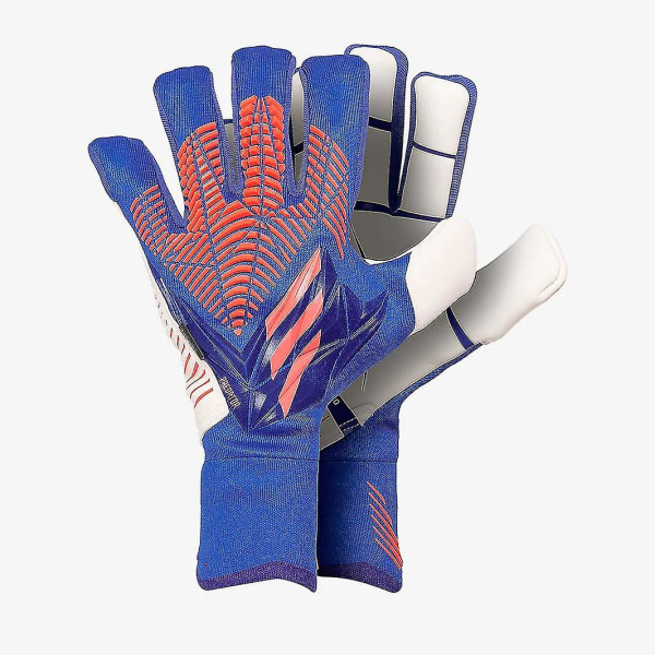 Professionelle silikonegummi Vandtætte skridsikre handsker Latex fodboldmålmandshandsker for voksne børn #1 10 light blue