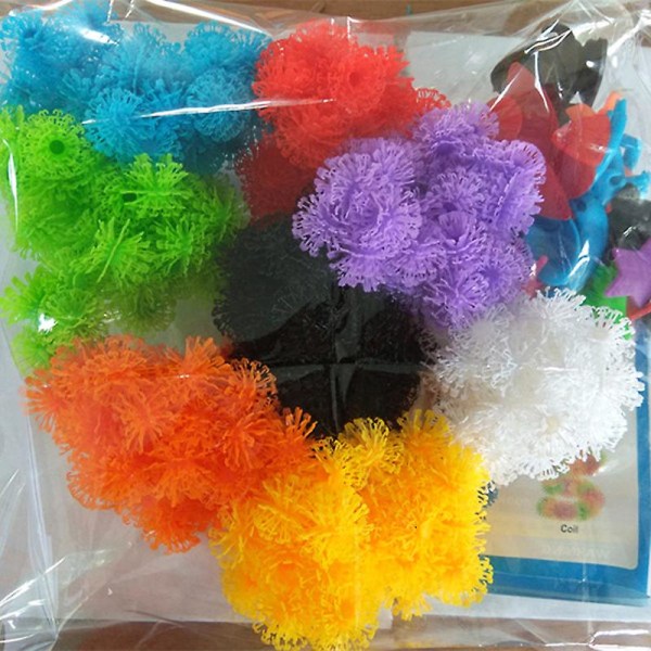 400 stk Torn Ball 3d Modell Konstruksjonsbyggeklosser Magisk Puffer Ball Diy Montering Leker For Barn Gaver 400pcs no box