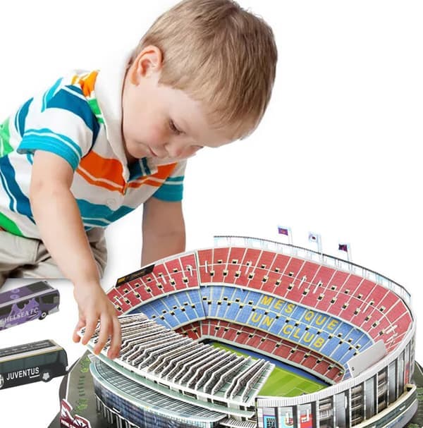 3D puslespil VM fodboldstadion - Old Trafford Stadium (Man