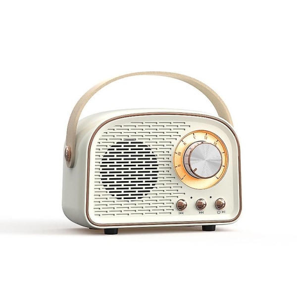 Dw21 Vintage Radio Bt-høyttaler White