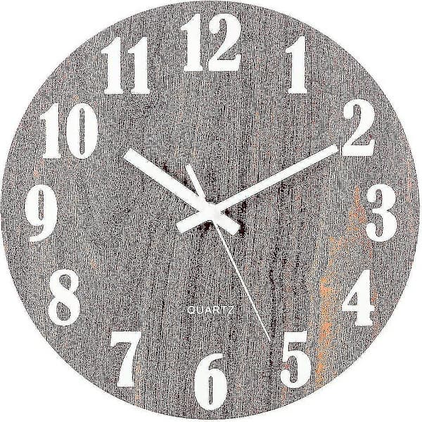 Lysande Väggklocka, Modern Dekorativ Tyst Väggklocka, Stor Urtavla Med 30cm[C]