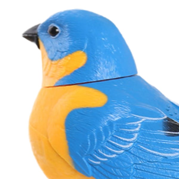 Papegøje Fuglebur Legetøj Elektrisk Syngende og Kvidrende Fuglelegetøj til Børn Amerikansk Gulddompap Bluebird 13.5cmx9cm
