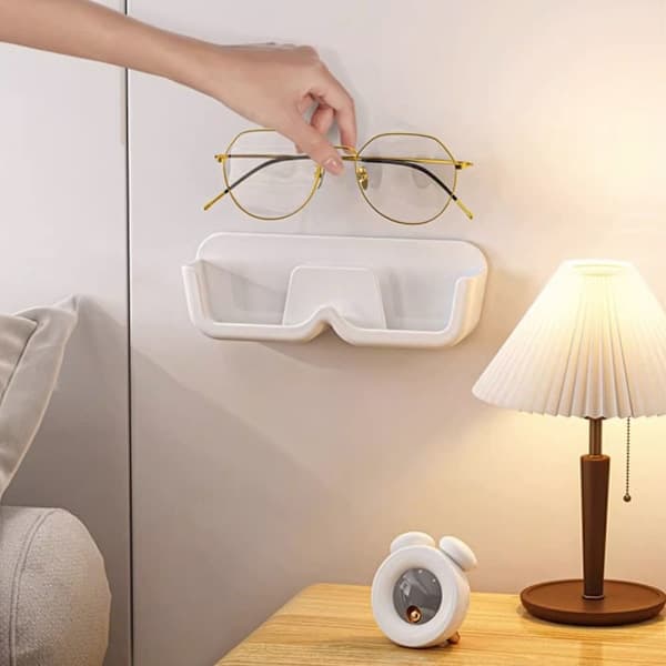 Oppbevaringsboks for briller Solbrilleholder HVIT HVIT hvit white white