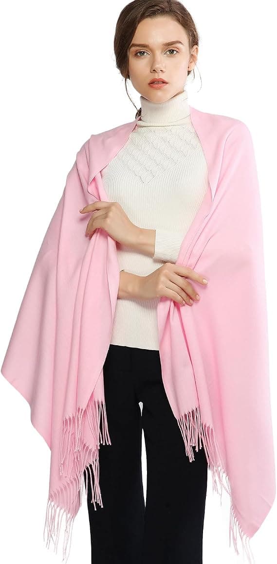 Dames Sjal Pashmina Shawl og Wraps til Bryllupssjal til Kvinder Vinter