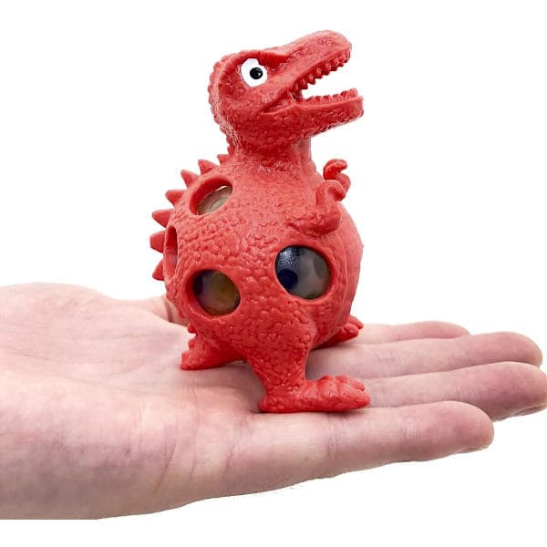 3-pak Squishy Dinosaur Stressbolde - Sensorisk Fidget Legetøj til ADHD, Autisme & Stresslindring - Anti-Angst Legetøj til Voksne Børn