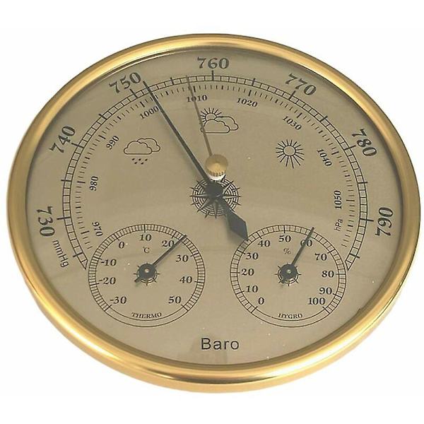 Instrument Barometer Termometer Hygrometer Tre I Ett (hy)