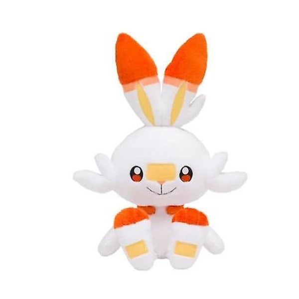 35cm Scorbunny Kanin Plysj Søt Sværd Skjold Anime Spill Elf Dukke