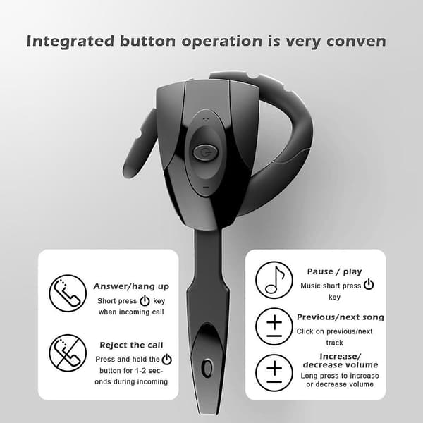 Praktisk trådløs øretelefon spil mini bærbar Bluetooth kompatibel