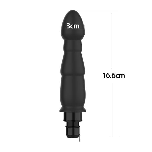 Vanntett silikonhode for muskelmassasje, erstatningshodetilbehør for dypvevsmassasje black Interface 12MM