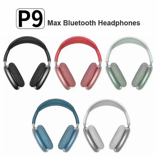 2024 P9 Max Trådlösa Bluetooth-headset Brusreducerande Headset Hifi Stereo