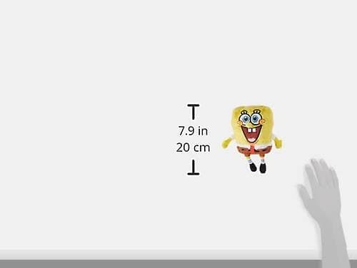 Spongebob Spongebob Bønne Plysj - Spongebob Plysj Basic, Alder 3+, Av Just Play