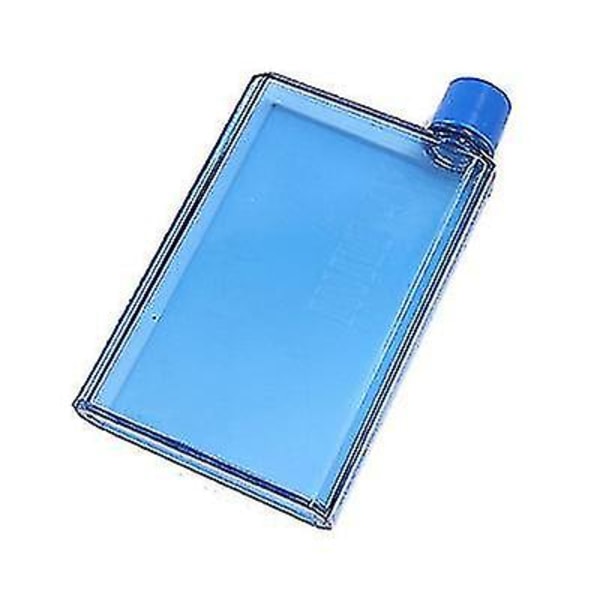 A5 A6 Papirkop Botlte Flad Vandflaske Bpa Fri Klar Bog Bærbar Papirblok Vandflaske Flad Drikkekedel Notesbog Flaske BROWN A6*350ML