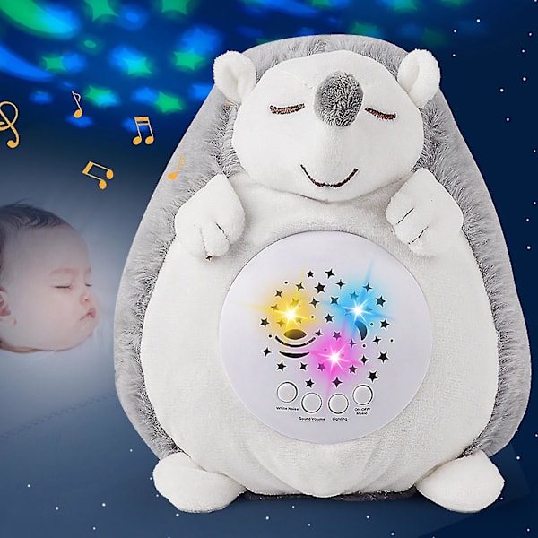 Limit Baby Sleep Led Lighting Animal Plush Stuffed Night Light Projector Toy Med Musik Gave Den Ene