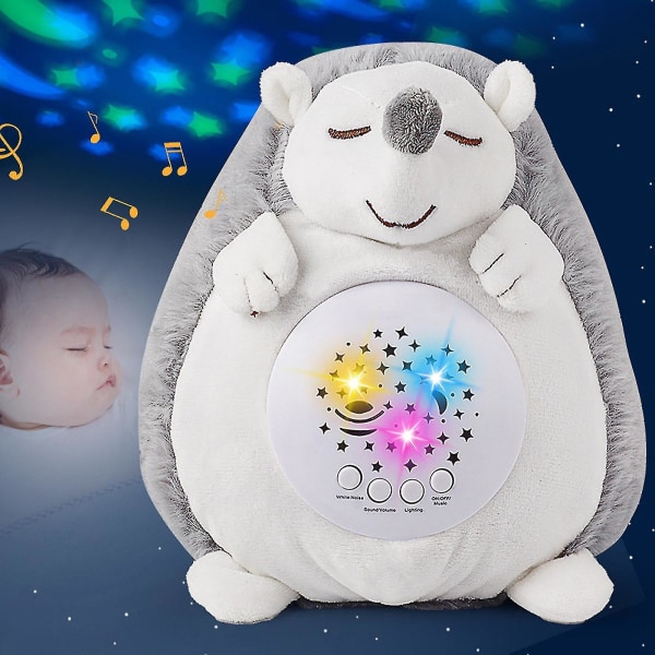 Limit Baby Sleep Led Lighting Animal Plysj Utstoppet Nattlys Projektorleke med musikkgave The One