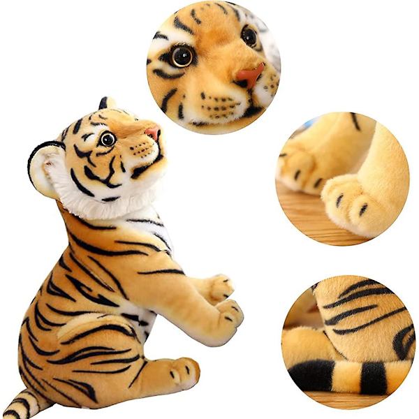 10,62\" Tiger Plysj Tigre Realistiske Utstoppede Dyr Jungeldyr Simulering