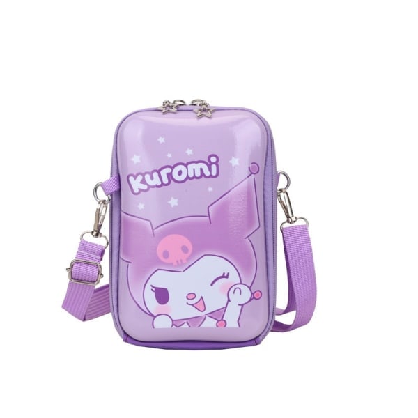 Sanrio Kuromi Messenger Taske til Kvinder Anime Hardshell Taske 7