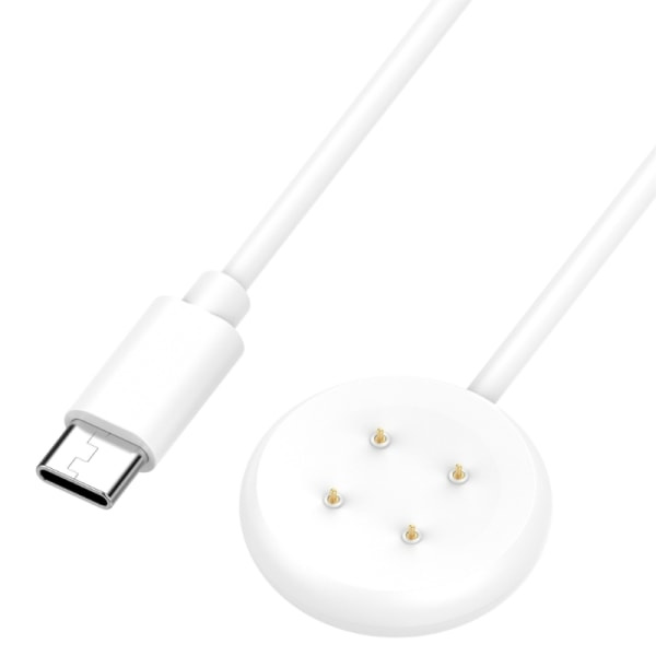 Latausteho Kestävä Sopii Pixel Watch 2:lle Magneettinen USB Nopea Latauskaapeli Telakointiasema Älykelloasema - White Type C