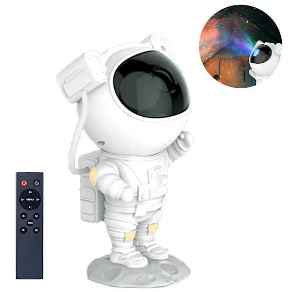 Astronaut Stjerneprojektor Stjerne Galaxy Projektor Med Timer, Voksen Børn Natlampe, Astronaut Stjernehimmel Projektionslampe, Led Stjerne Galaxy Projektor L