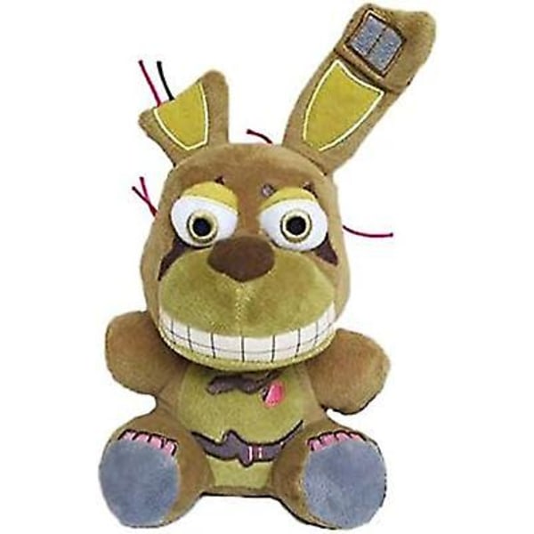 Fnaf-pehmolelut - Kaikki hahmot (7\") - -- Five Nights Freddy's -pehmolelu: Chica, Springtrap, Bonnie, Marionette, Foxy-pehmolelu - Freddy-pehmolelu - fnaf-pehmolelu - lapsille