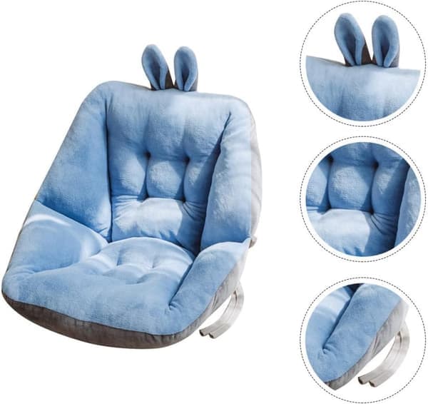 Ryggstøttepute Stol Ryggstøttepute 45*45cm Polyester Bærbar Komfortabel Delikat