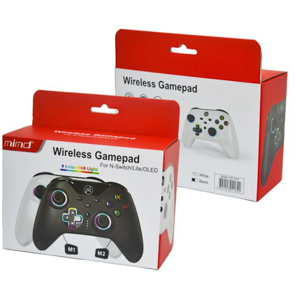 Trådlös Bluetooth-spelkontroll för Switch med vibrationsväckningsfunktion