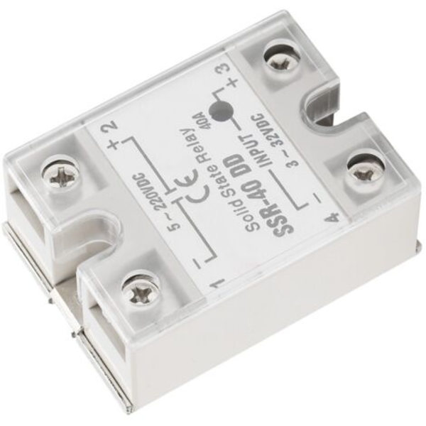 SSR-40 DD 40A 5-220VDC Solid State-relé for industrielle automatiseringsprosesser