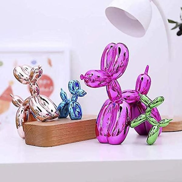 Produkt, harts Hundstaty Ballonghundskulptur Modern dekorativ för vardagsrum och kontor