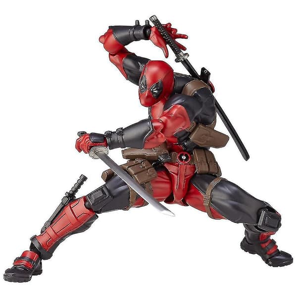 Deluxe Marvel Deadpool Actionfigur Legetøj Superhelte Samleobjekter Pvc Model Med Tilbehør Variabel Action Dukker Legetøj Fans Gaver