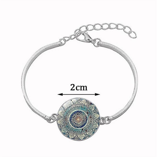 Mandala Time Gem Kreativt Smykkesett med Halskjede, Armbånd og Øredobber