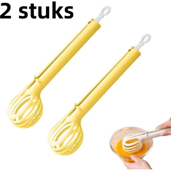 2-pakke eggetang - Eggetang - Nudeltang - Multifunksjonell eggskje - Eggvispskje - Plomme