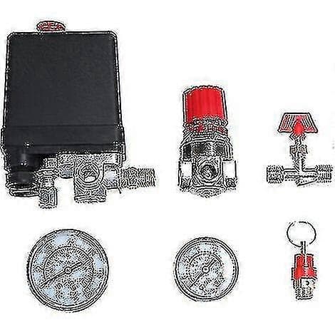 Luftkompressor Trykafbryder Ventil Trykafbryder Luftkompressor Med Manometer Regulator