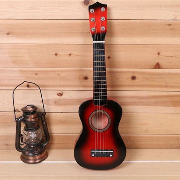 Barn Gitarr Musikleksaker med 6 Strängar Pedagogiska Musikinstrument för Barn Blue