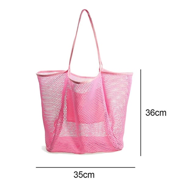 Outdoor Portable Travel Beach Bag Axelväska pink