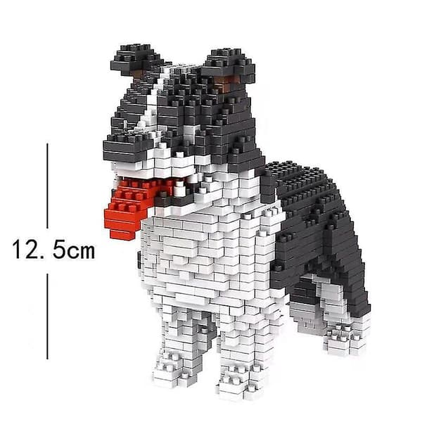 Dachshund Valp Modell Byggstenar Montering Pedagogiska Leksaker Collie(950pcs)