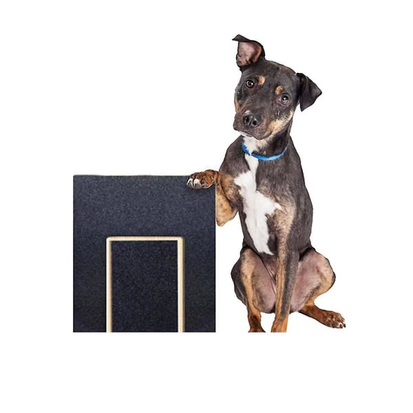 Hundeklo med poteskrape - Filtrimmerbrett Trimming Scratcher Box Emery Sandpaper Filing Scratch